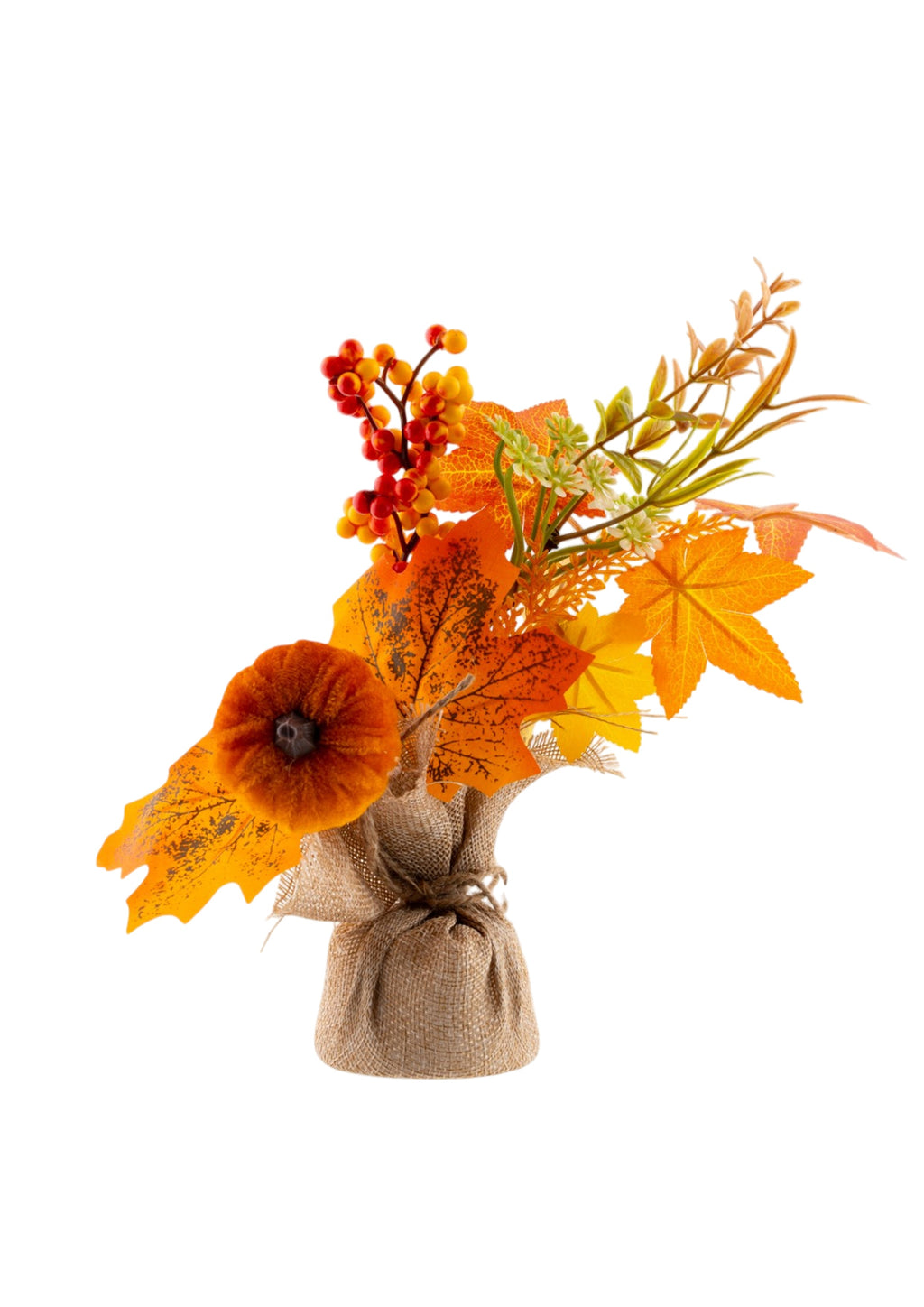 Faux Flowers in Jute Wrap, product image 3