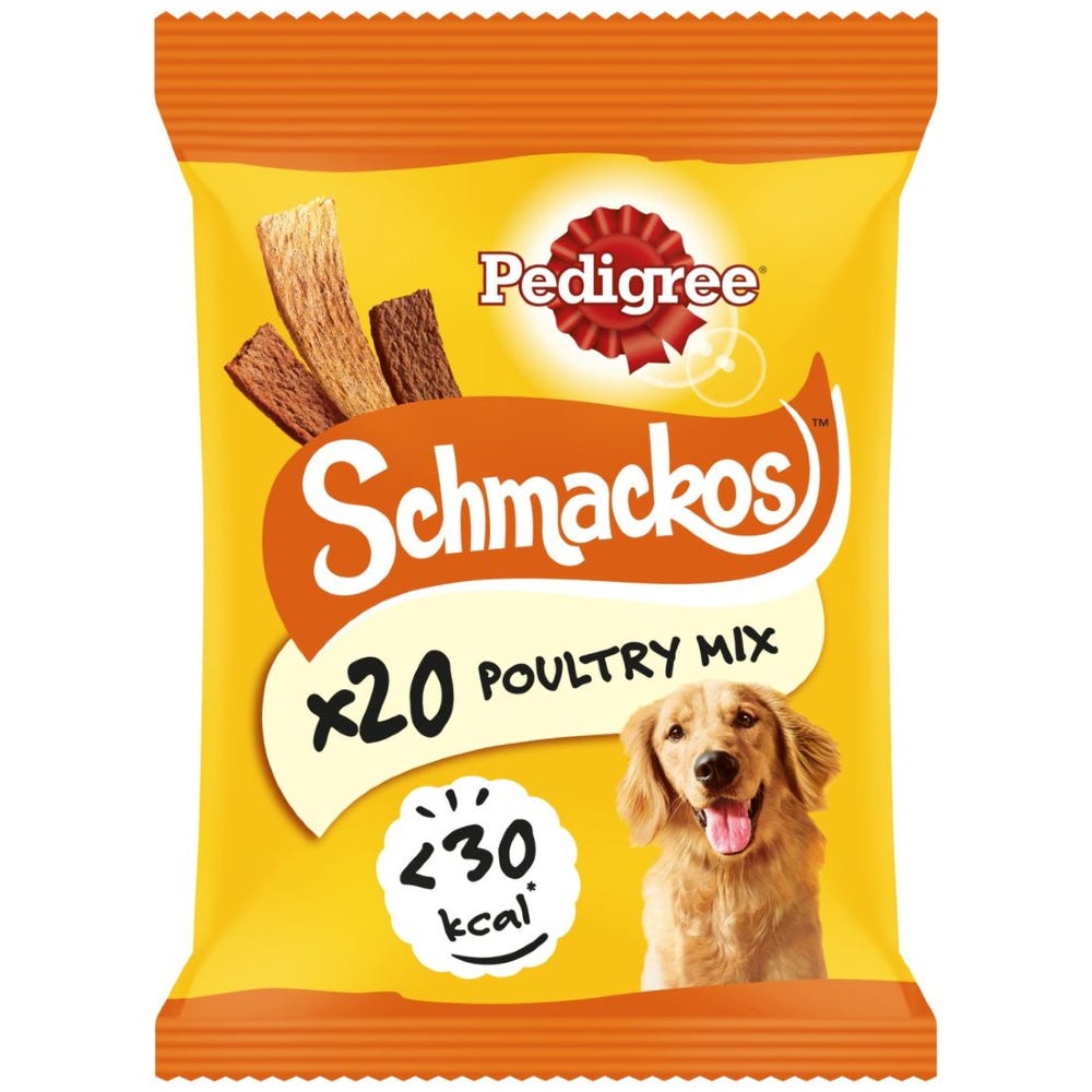 Pedigree Schmackos Adult Dog Treats Poultry Mix