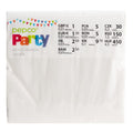 White Napkins 100 Pack