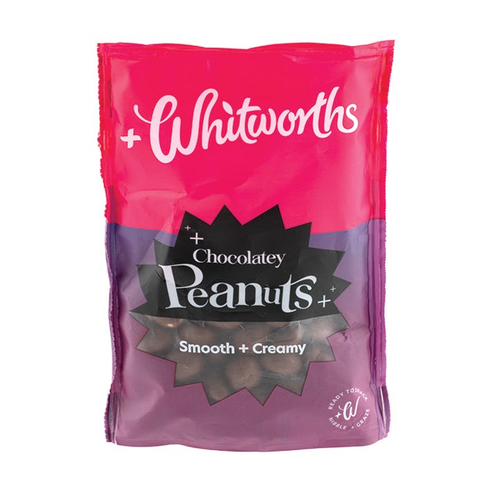 Whitworths Chocolatey Peanuts, 115g