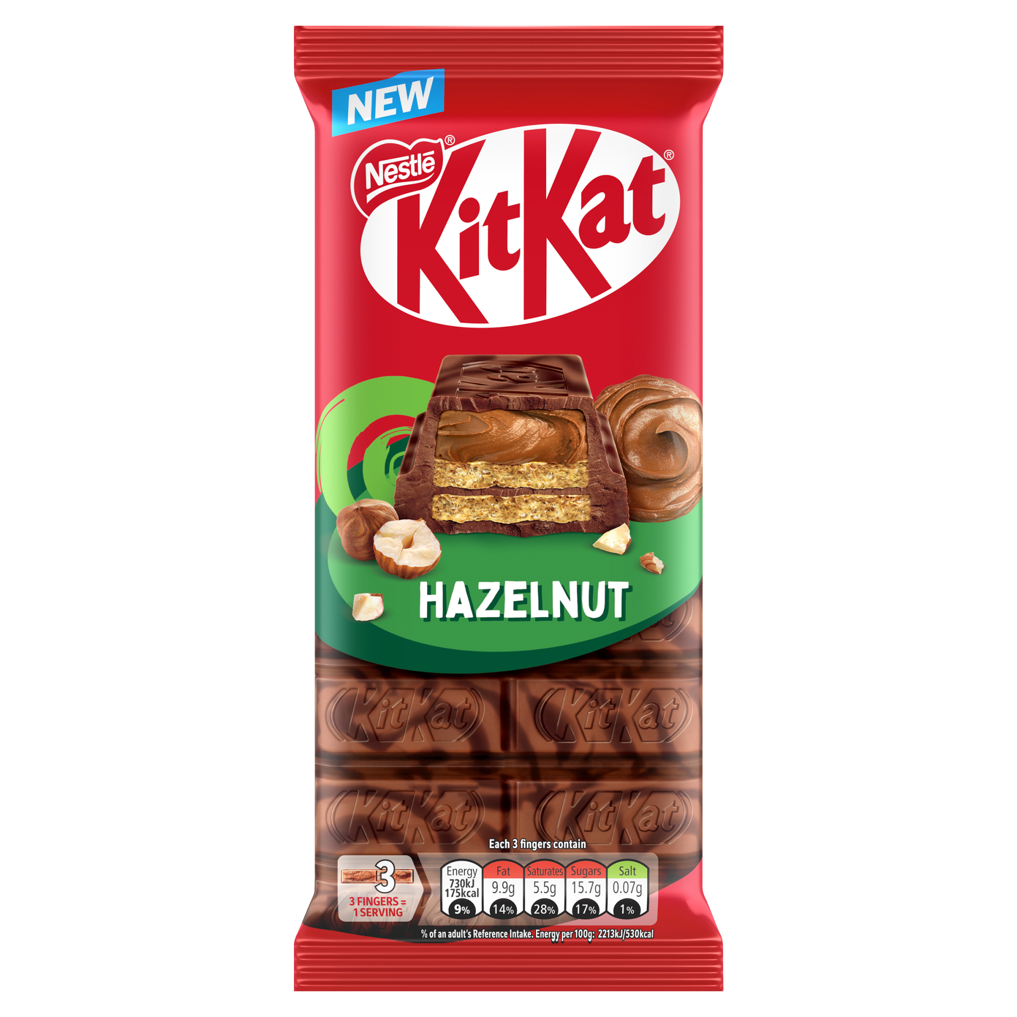 KitKat Hazelnut Chocolate Sharing Bar 99g