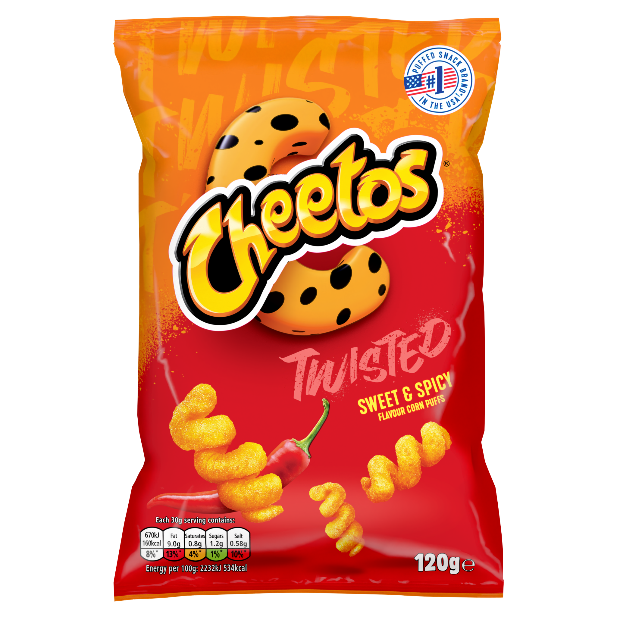 Cheetos Twist Sweet & Spicy 120g