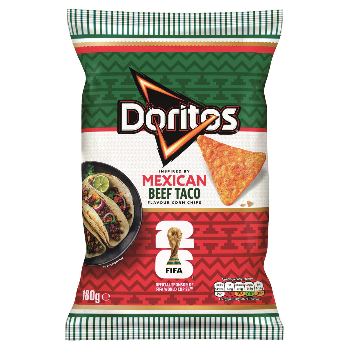 Doritos Mexican Beef Taco 180g