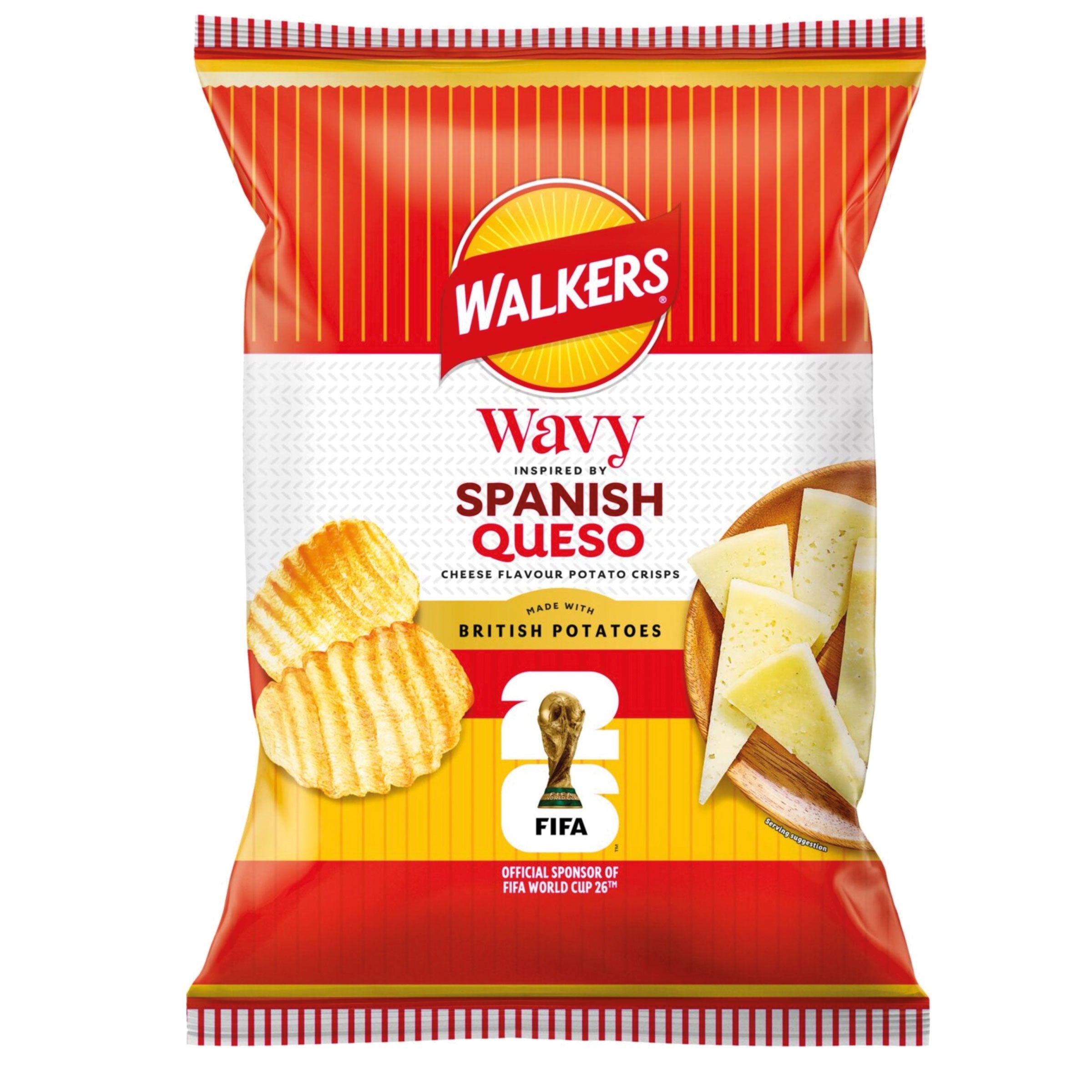 Walkers Wavy Spanish Queso