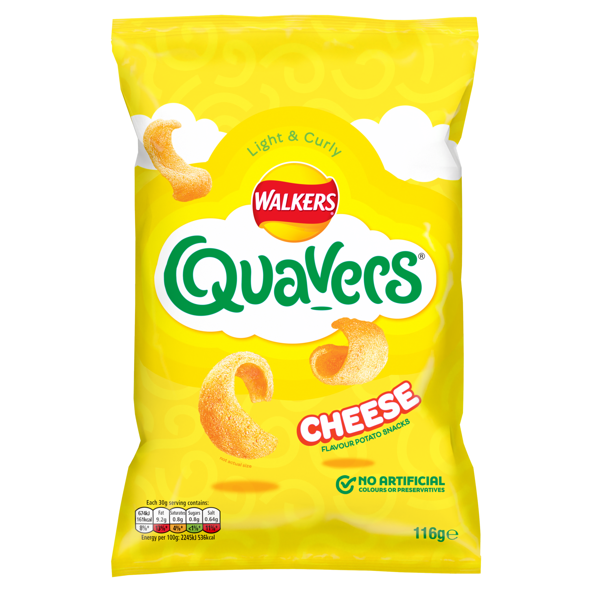 Walkers Quavers Cheese 116g