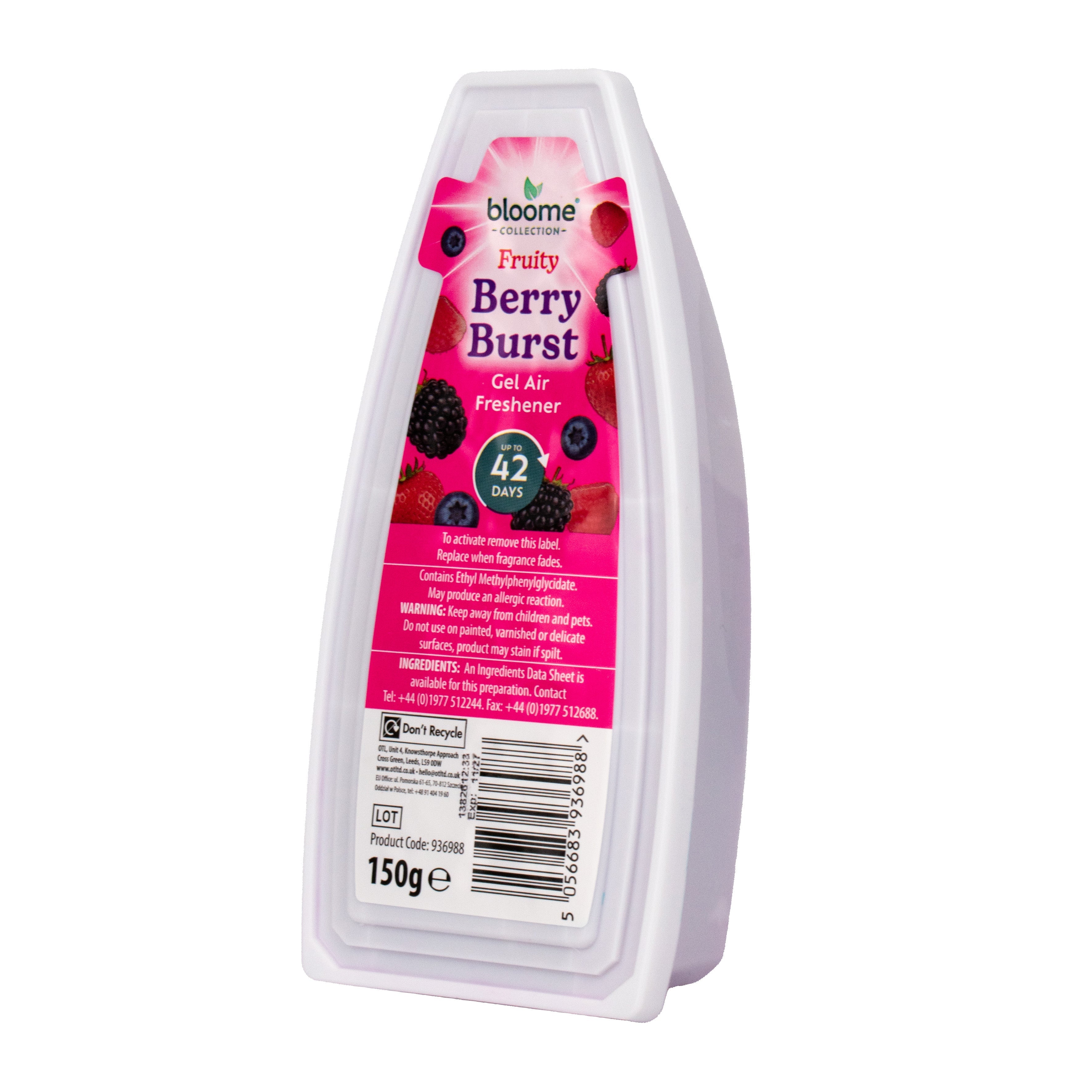 Bloome Collection Berry Burst Gel Air Freshener