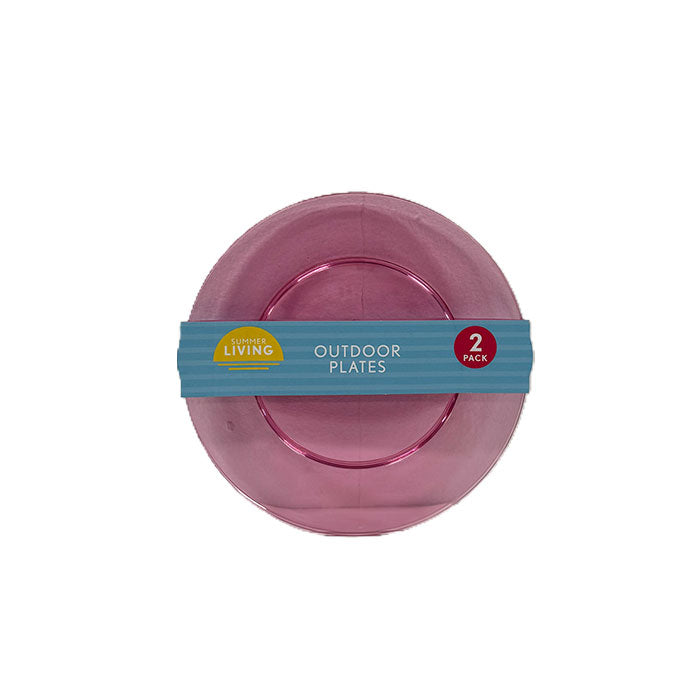 Outdoor Plastic Plates 2 Pack