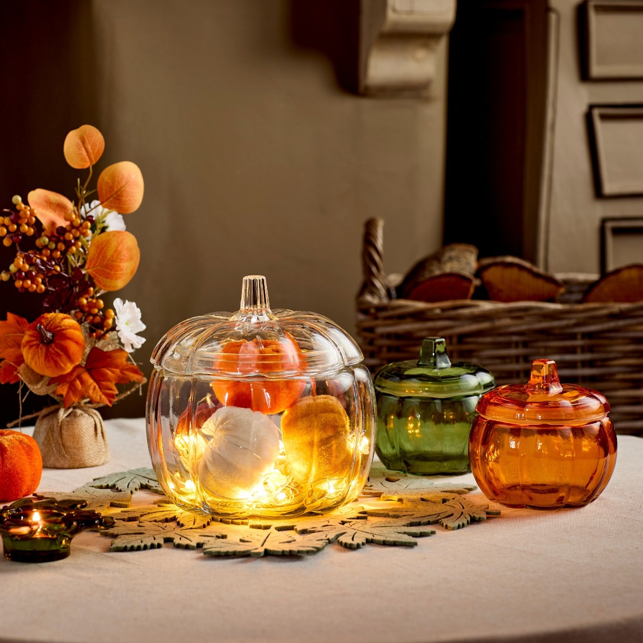 Large Glass Pumpkin