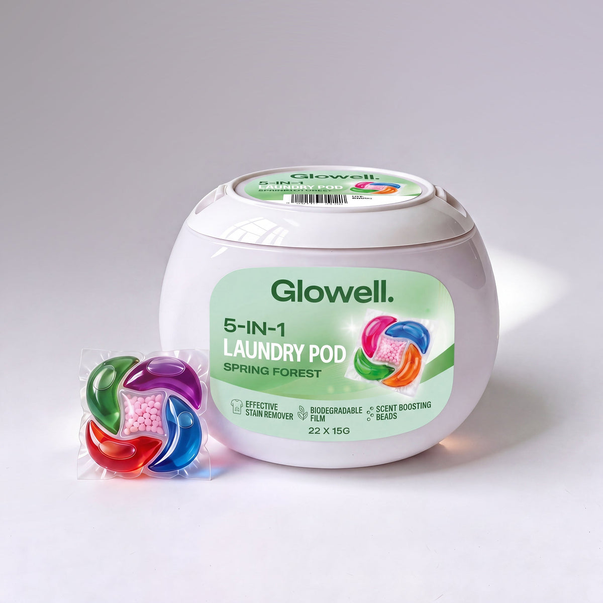 Glowell 5-in-1 Laundry Pods - Spring Forest