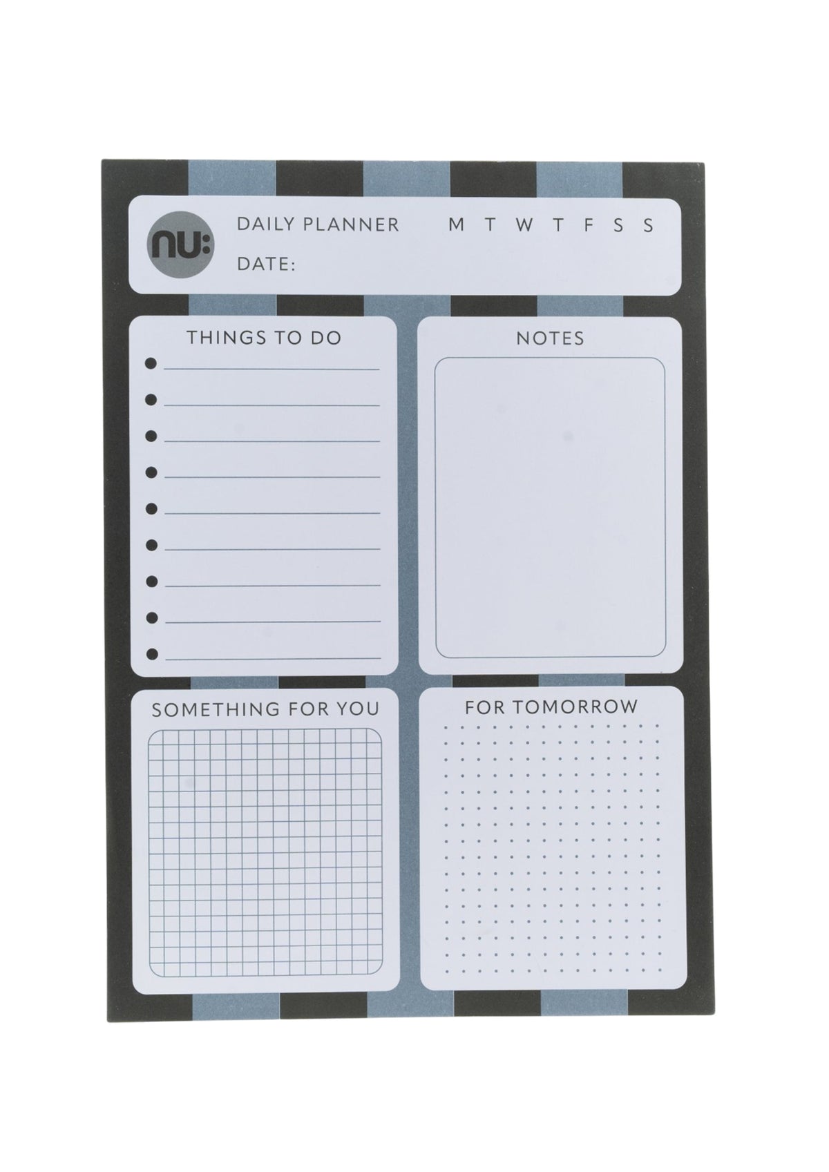 A4 NU: Striped Daily Planner, product image 2