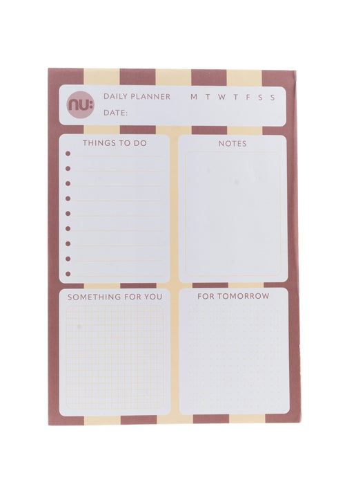 A4 NU: Striped Daily Planner